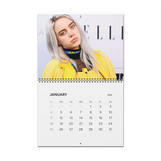 Celebrity Portrait Wall Calendar 2026 | Monthly Famous Faces Calendar